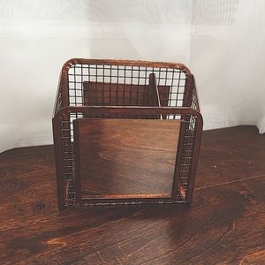 Copper Locker Mirror/ Pen Holder